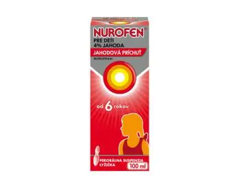 Nurofen pre deti 4% jahoda perorálna suspenzia 100ml