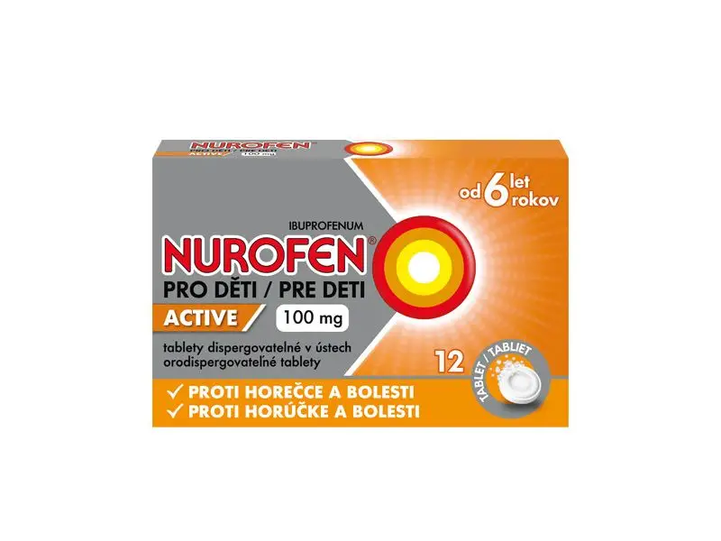 Nurofen pre deti Active 100 mg 12 tbl