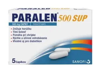 Paralen 500 sup 5 čapíkov