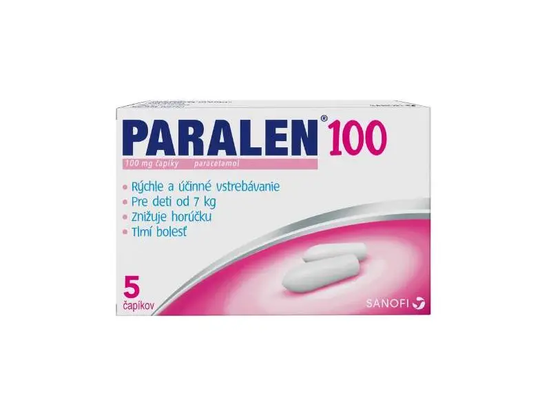 Paralen supp 5x100 mg