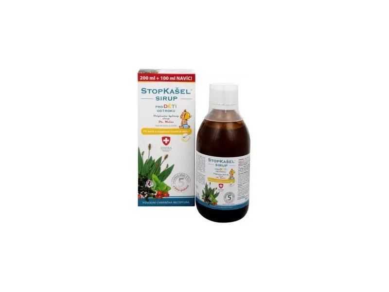 STOPKAŠEĽ SIRUP PRE DETI - DR.WEISS 150 ml