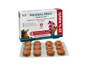 HERBALMED pastilky Na posilnenie imunity 24ks