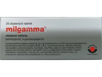 MILGAMMA tbl obd 50 mg/250 µg 20 ks