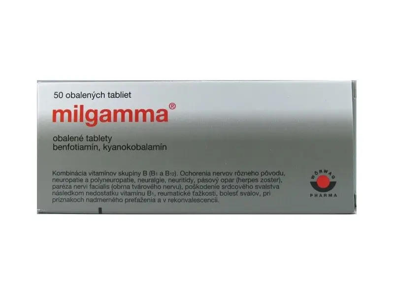 MILGAMMA 50 mg/250 µg 20tbl