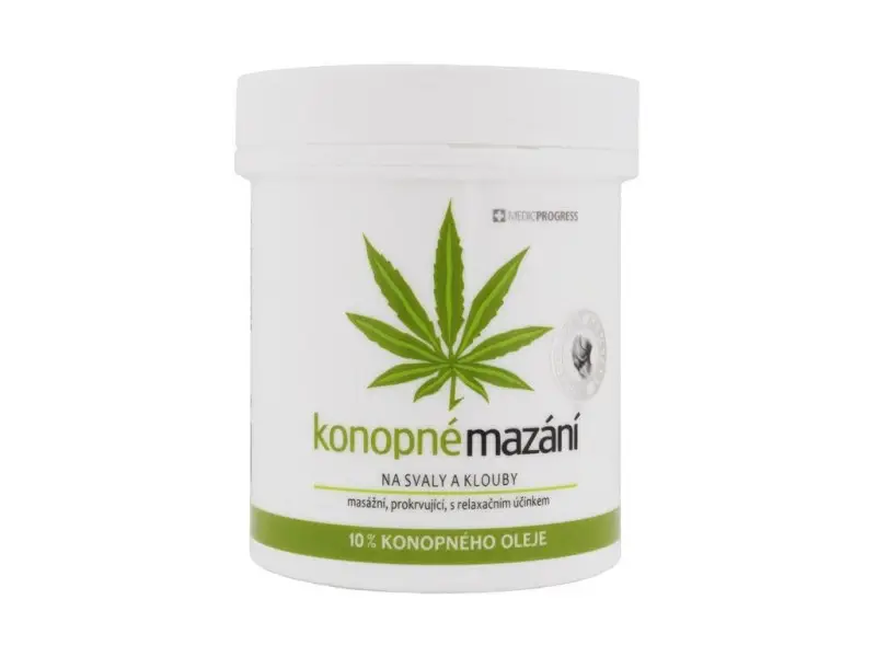 KONOPNÉ MAZANIE 10% KONOPNÉHO OLEJA 250ML