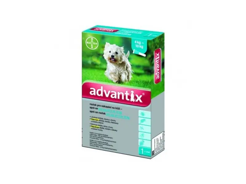 ADVANTIX SPOT 4-10kg 1x 1,0 ml