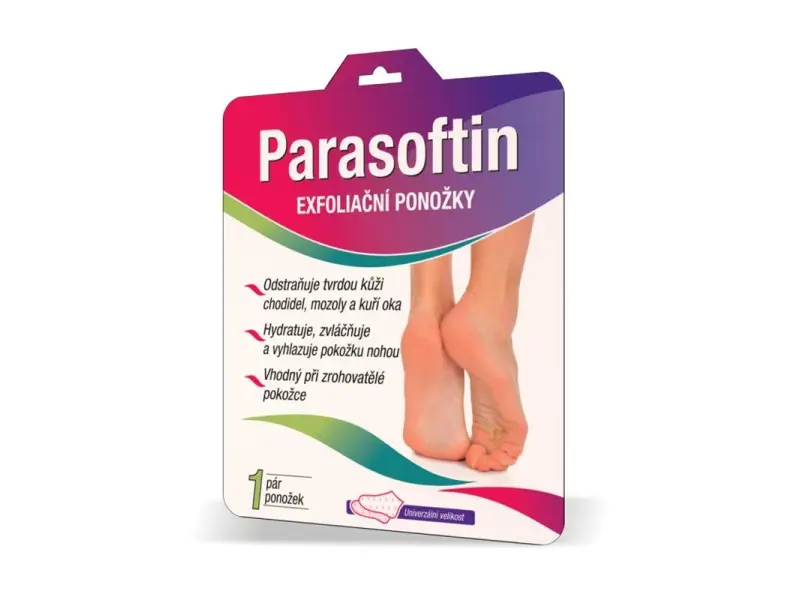 Parasoftin - exfoliačné ponožky