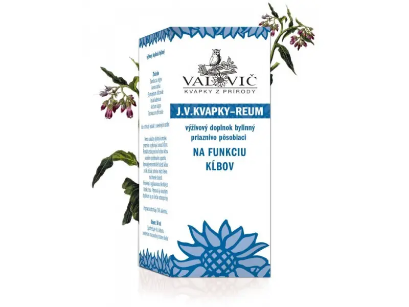 J.V. KVAPKY – REUM na funkciu kĺbov kvapky 50ml