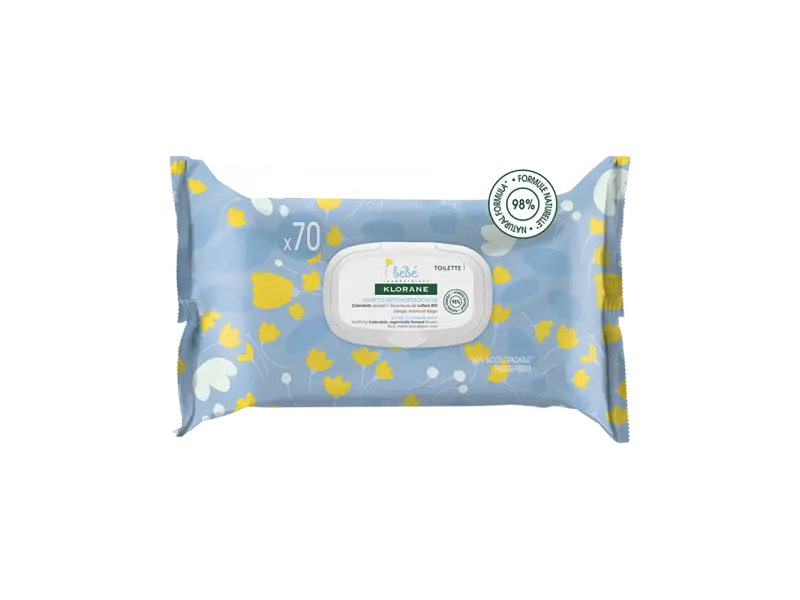 KLORANE BEBE LINGETTES NETTOYANTES DOUCEUR