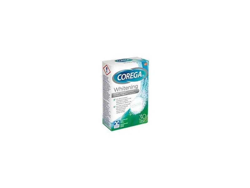COREGA Whitening antibakteriálne čistiace tablety 30KS