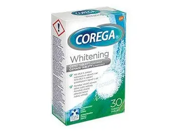 COREGA Whitening antibakteriálne čistiace tablety 30KS