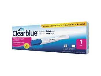 CLEARBLUE PLUS tehotenský test 1ks