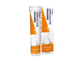 ADDITIVA MULTIVITAMIN + MINERAL ORANGE ŠUMIVÉ TABLETY