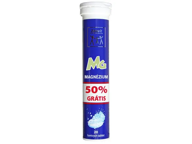 MAGNÉZIUM + 50% ZDARMA ŠUMIVÉ TABLETY