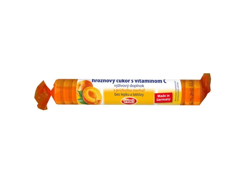 Intact hroznový cukor s vitamínom C marhuľa 40 g