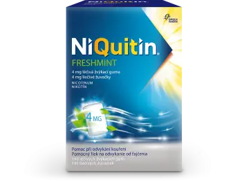 NiQuitin Freshmint 4 mg liečivé žuvačky