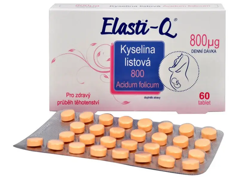 Elasti-Q Kyselina listová 800  60tbl