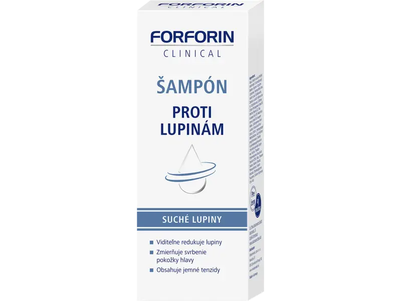Forforin Clinical Šampón proti lupinám  suché lupiny 200ml