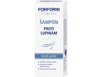 Forforin Clinical Šampón proti lupinám  suché lupiny 200ml