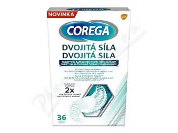 COREGA Dvojitá sila čistiace tablety 1x36 ks