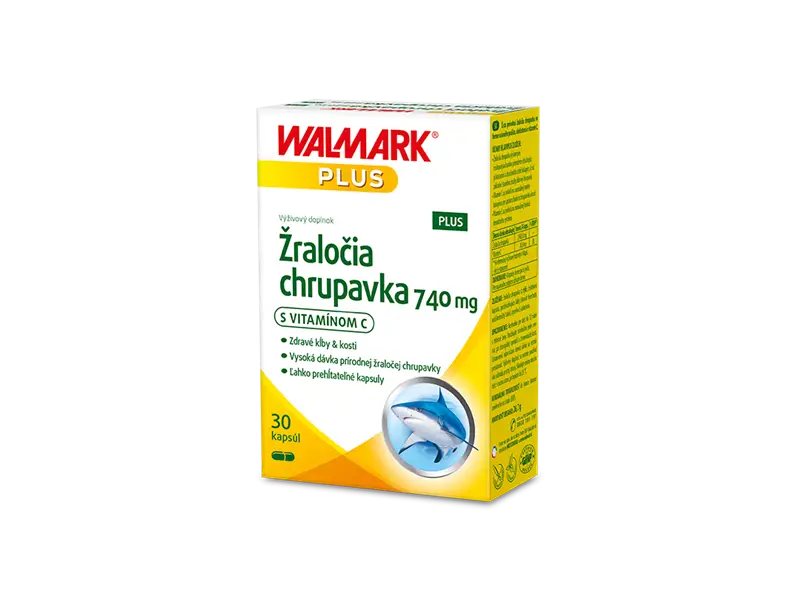 WALMARK ŽRALOČIA CHRUPAVKA 740 MG