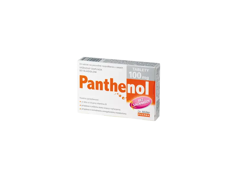 Panthenol tablety, 100 mg 24tbl