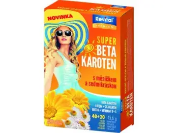 Revital Super Beta-karotén s nechtíkom a sedmokráskou 40+20 tabliet