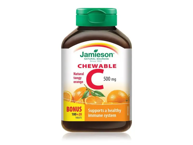 Jamieson Vitamín C 500mg 120tbl na cmúľanie