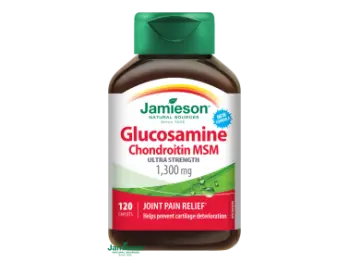 JAMIESON GLUKOZAMÍN CHONDROITÍN MSM 1300 mg   120 tbl