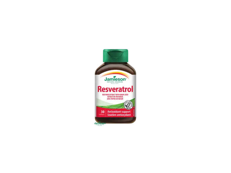 Jamieson Resveratrol 50mg extrakt z červeného vína 30cps