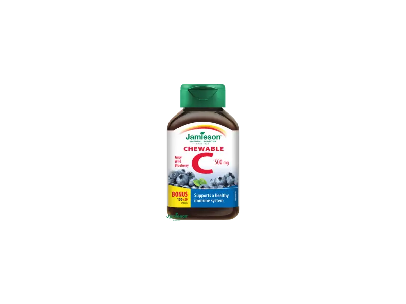 Jamieson Vitamín C 500mg 120tbl na cmúľanie