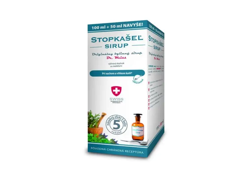 STOPKAŠEĽ SIRUP - DR.WEISS 150 ml