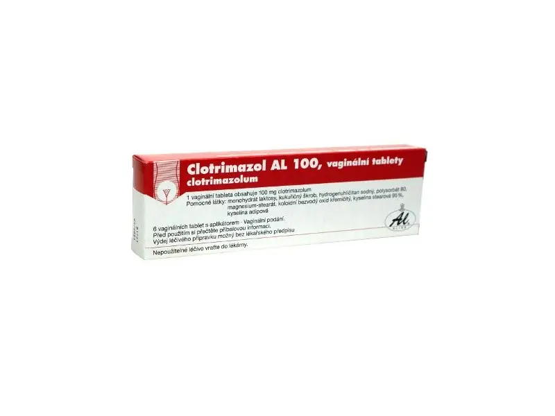 CLOTRIMAZOL AL 100 tbl vag 100 mg 1x6 ks