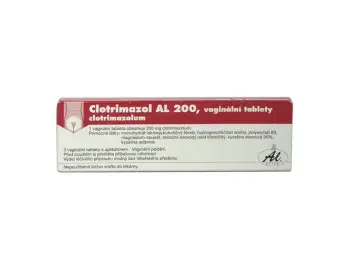 CLOTRIMAZOL AL 200 MG 3 VAGINÁLNE TABLETY