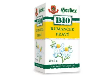 HERBEX BIO RUMANČEK PRAVY bylinný čaj 20x1 g (20 g)