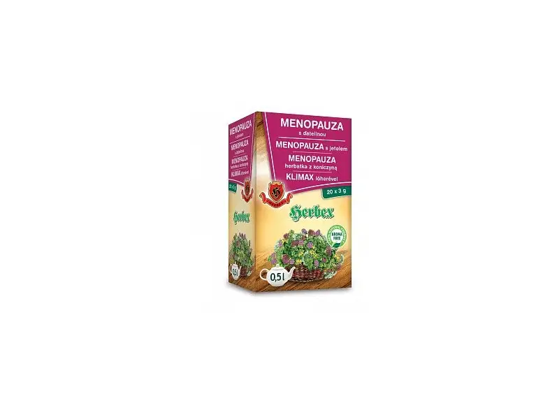 HERBEX MENOPAUZA s ďatelinou bylinná zmes (wellness tea) 20x3 g (60 g)