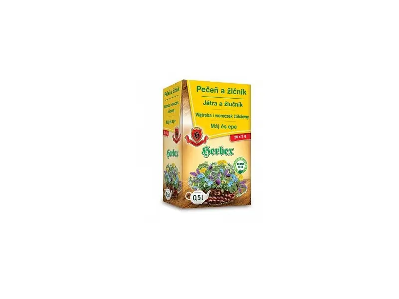 HERBEX PEČEŇ A ŽLČNÍK bylinný čaj 20x3 g (60 g)