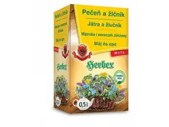 HERBEX PEČEŇ A ŽLČNÍK bylinný čaj 20x3 g (60 g)