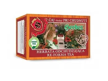 HERBEX ČAJ NA CHUDNUTIE bylinný čaj 20x3 g (60 g)