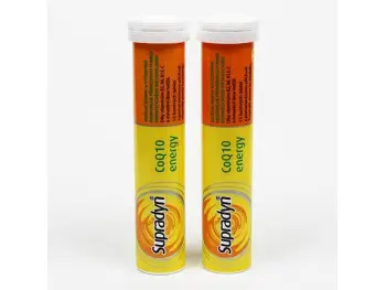 Supradyn CoQ10 Energy šumivé tablety s pomarančovou príchuťou 30 ks