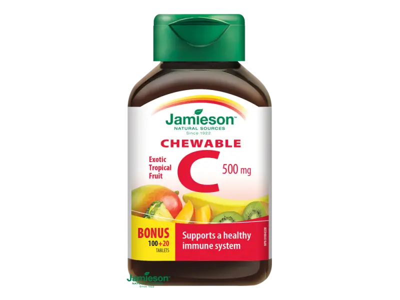 Jamieson Vitamín C 500mg 120tbl na cmúľanie