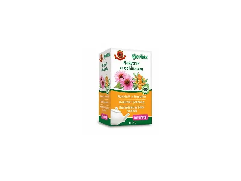 HERBEX Rakytník a echinacea bylinná zmes (wellness tea) 20x3 g