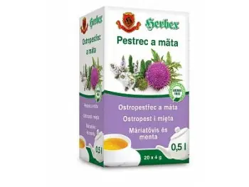 HERBEX Silybum a mäta bylinná zmes (wellness tea) 20x4 g