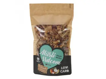 TOPNATUR Müsli srdcom PALEO & Kokos LOW CARB 350 g