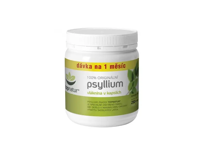 TOPNATUR PSYLLIUM vláknina kapsuly 1x250 ks