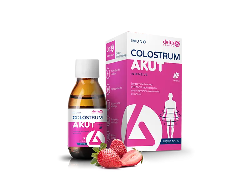 DELTA COLOSTRUM AKUT SIRUP JAHODA 125ML