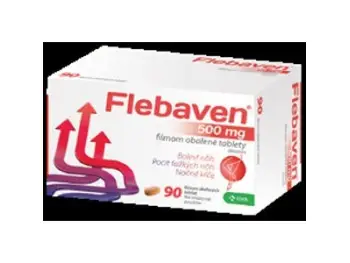 Flebaven 500 mg filmom obalené tablety tbl flm 90 ks