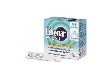 Libenar pre deti nosové ampulky 15x5 ml