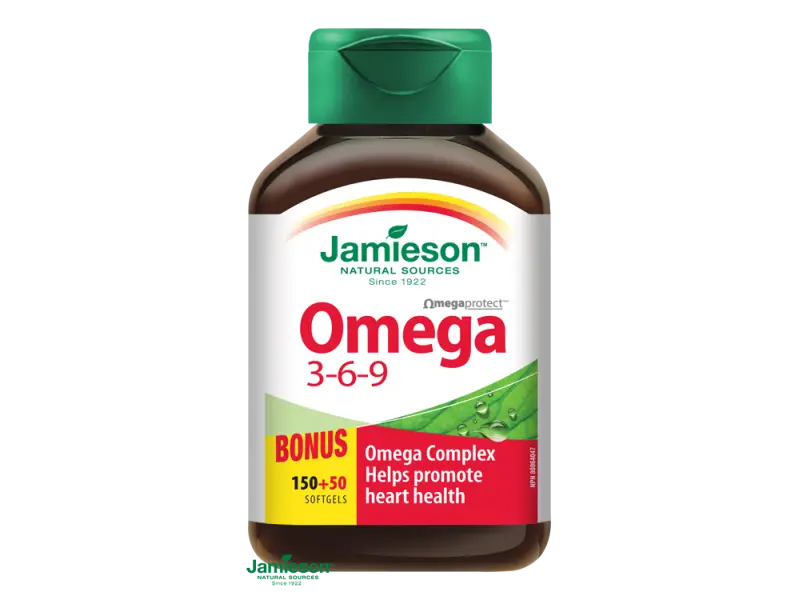 Jamieson Omega 3-6-9 1200mg 200 cps