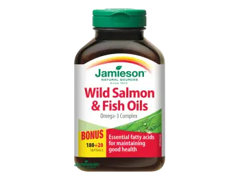 JAMIESON SALMON OMEGA-3 KOMPLEX cps   180+20 zadarmo